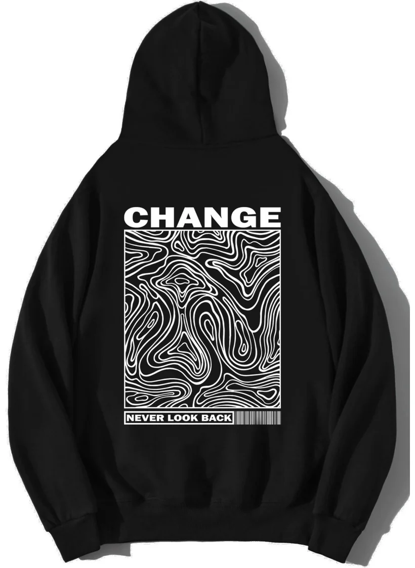 BRZ Collection Unisex Oversize Never Look Back Hoodie