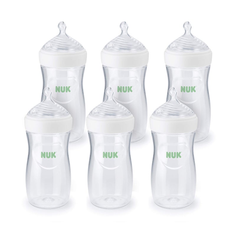 NUK Simply Natural Baby Bottle with SafeTemp - Image 1