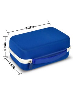 GWCASE Case Compatible With Brother For P-Touch Pth110/ Prth110/ Pro Pt-H111/ Pte110 Portable Label Maker, Storage Holder Carrying Organizer For Label Tapes, Ac Adapter, Charging Cables (Box Only) -Blue  - Image 5