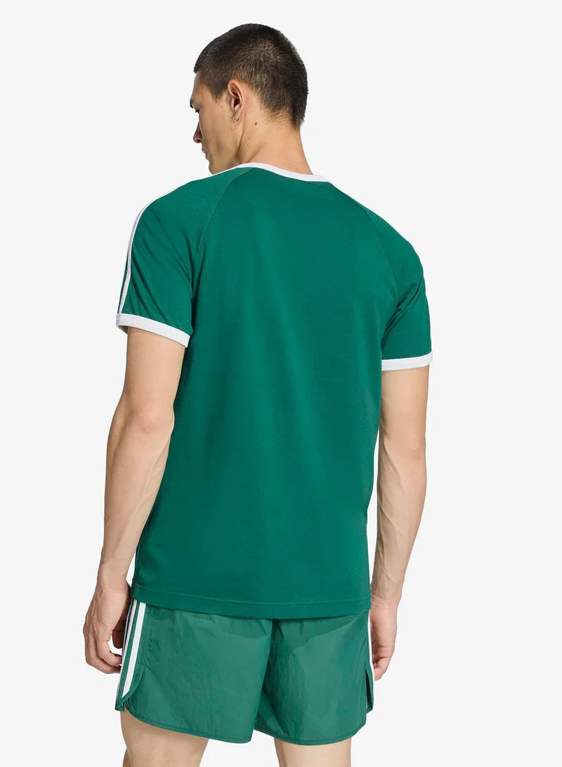 adidas Originals 3-Stripes Slim Ringer T-Shirt