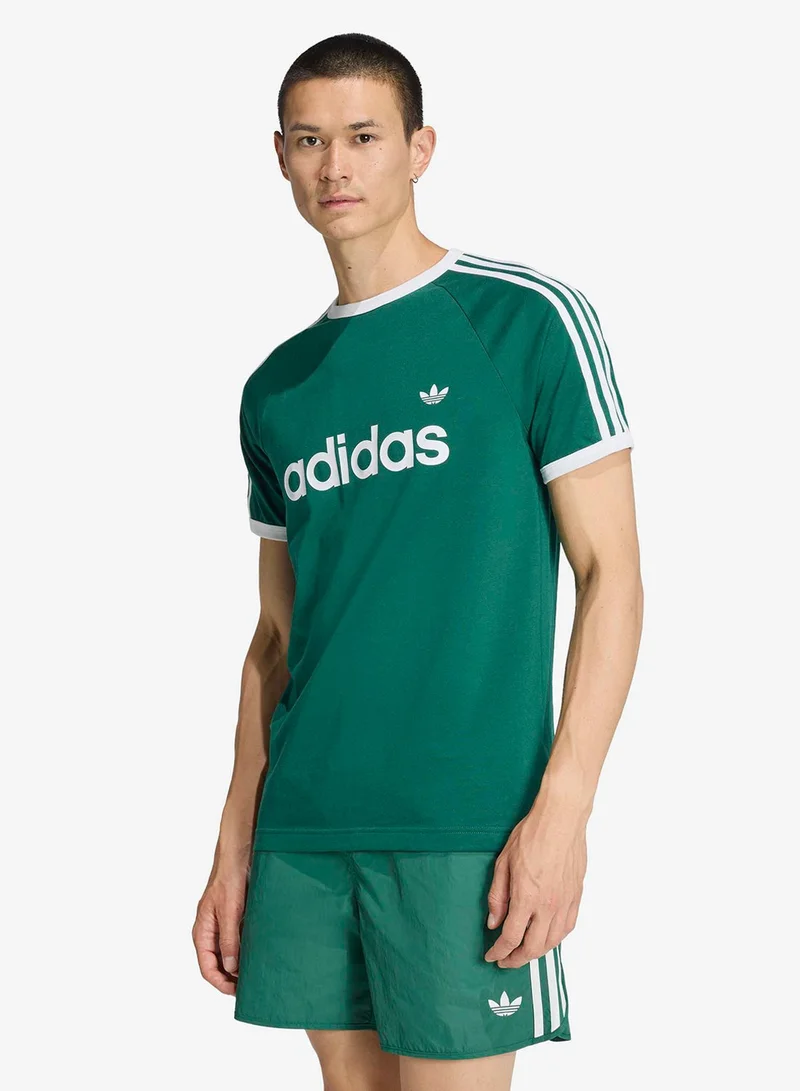 adidas Originals 3-Stripes Slim Ringer T-Shirt
