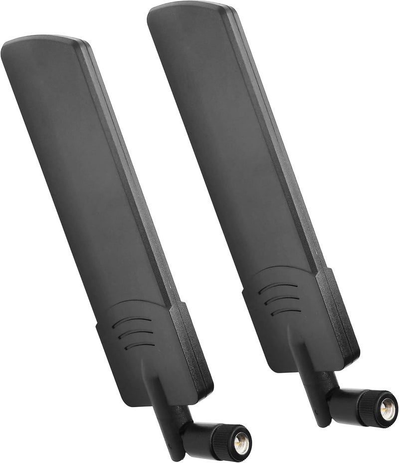 Tenmory 4G LTE Antenna 10dbi 600-6000MHz 3G 4G LTE Universal Wide Band Omni Directional Paddle Antennas with SMA Male 2 Pcs - Image 1