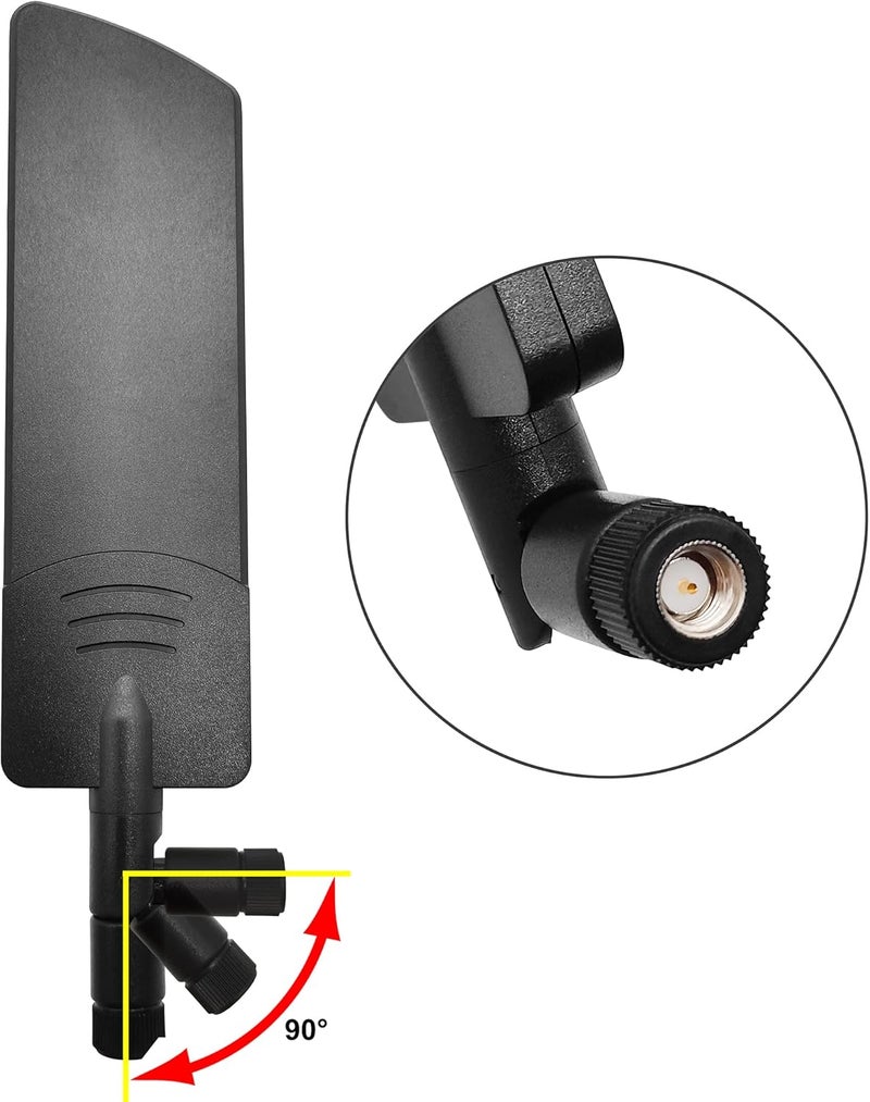 Tenmory 4G LTE Antenna 10dbi 600-6000MHz 3G 4G LTE Universal Wide Band Omni Directional Paddle Antennas with SMA Male 2 Pcs - Image 3
