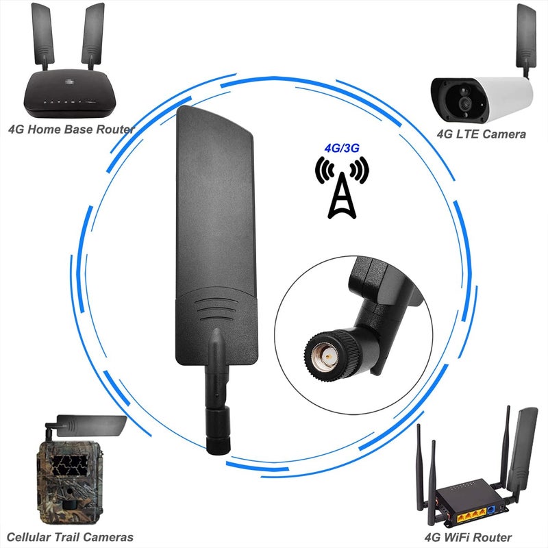 Tenmory 4G LTE Antenna 10dbi 600-6000MHz 3G 4G LTE Universal Wide Band Omni Directional Paddle Antennas with SMA Male 2 Pcs - Image 5