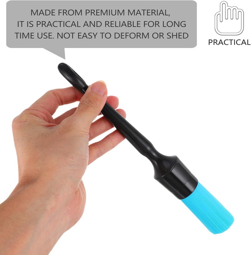 2pcs Car Interior Brush and Air Vent Cleaning Brush Scratch-Free Automotive Detailing Tool for Dashboard, Seat, and Air Outlet Maintenance - Image 3