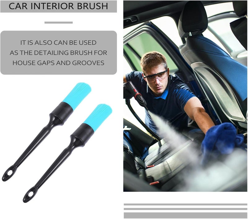 2pcs Car Interior Brush and Air Vent Cleaning Brush Scratch-Free Automotive Detailing Tool for Dashboard, Seat, and Air Outlet Maintenance - Image 5