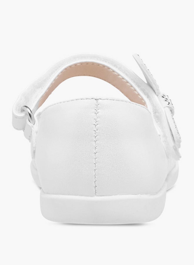 بيرفيت حذاء ماري جين للبنات بتفاصيل فراشة وإغلاق بشريط لاصق - Image 5