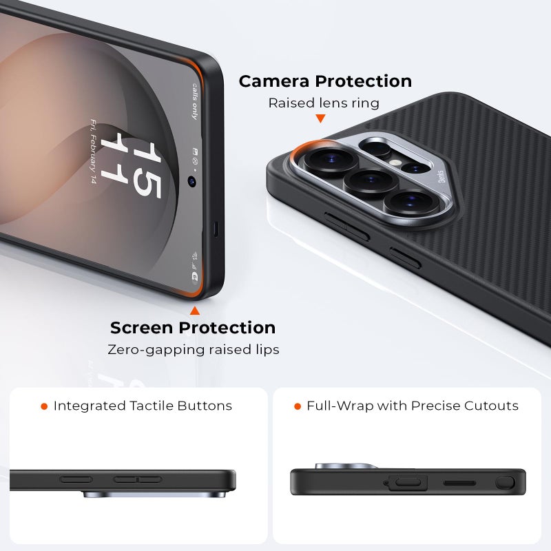 BENKS S26 Ultra Case, ArmorPro Case for Samsung Galaxy S26 Ultra, MagSafe Compatible Military-Grade Protective Case, Built with Dupont Kevlar Aramid Fiber & TPU, Aluminum Camera Protection - Image 3