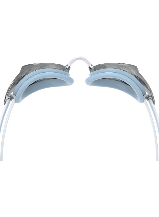 Speedo Women's Vanquisher 3.0 Mirrored Swimming Goggles - Hawaiian Sky/Grey/Silver Mirror - Image 3