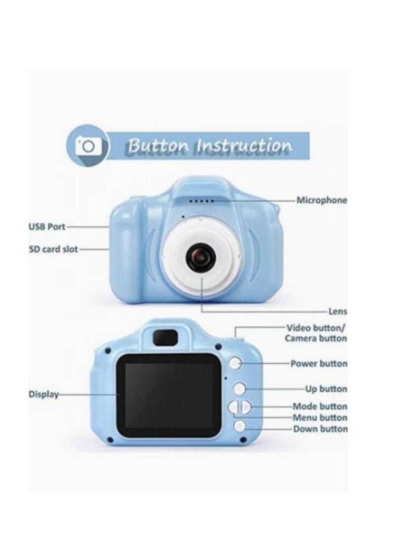 Generic 5MP Digital Camera With Accessories Blue  - Image 2