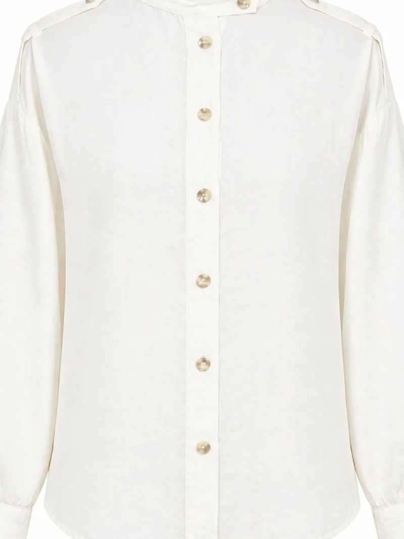 ميكسراي MIXRAY Mandarin Collar Button-Up Casual Shirt