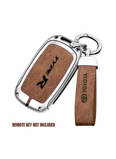 TOYOTA Metal Ring PU Leather Strap Keychain Home Key Chain Car Keychain TOYOTA Car Key Chain Super Finish 1Pcs  - Image 5