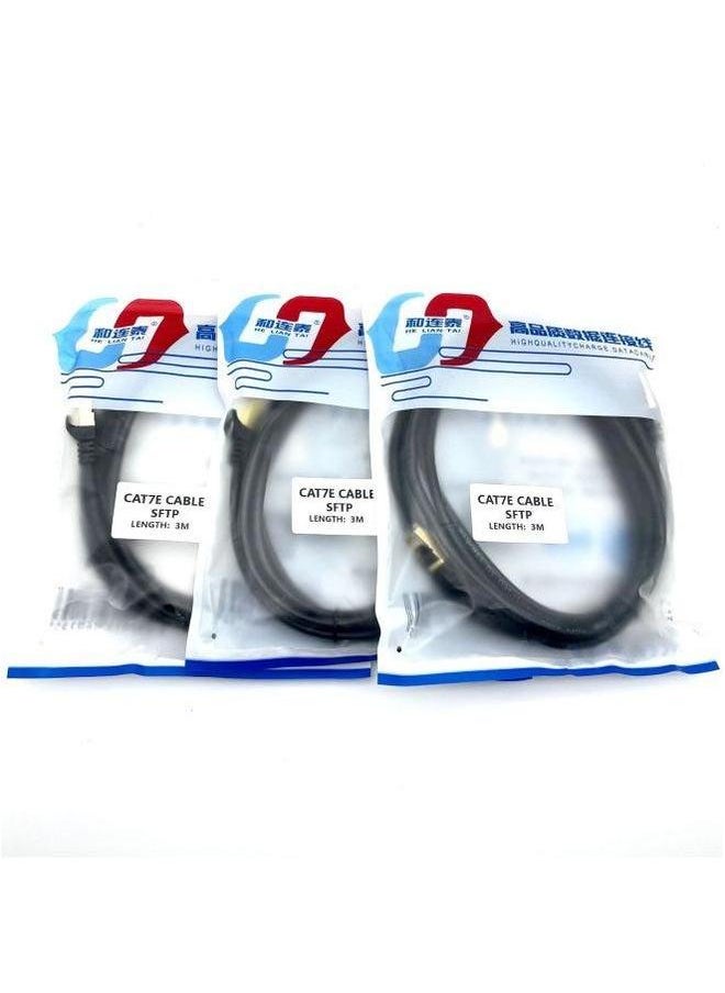 Generic Network Cable Household Super 6 Class Gigabit High-speed 7 10 Router Computer Broadband 5 Meters-Color:Six Types Of Gray Standard All Copper-Line Length:30m  - Image 2