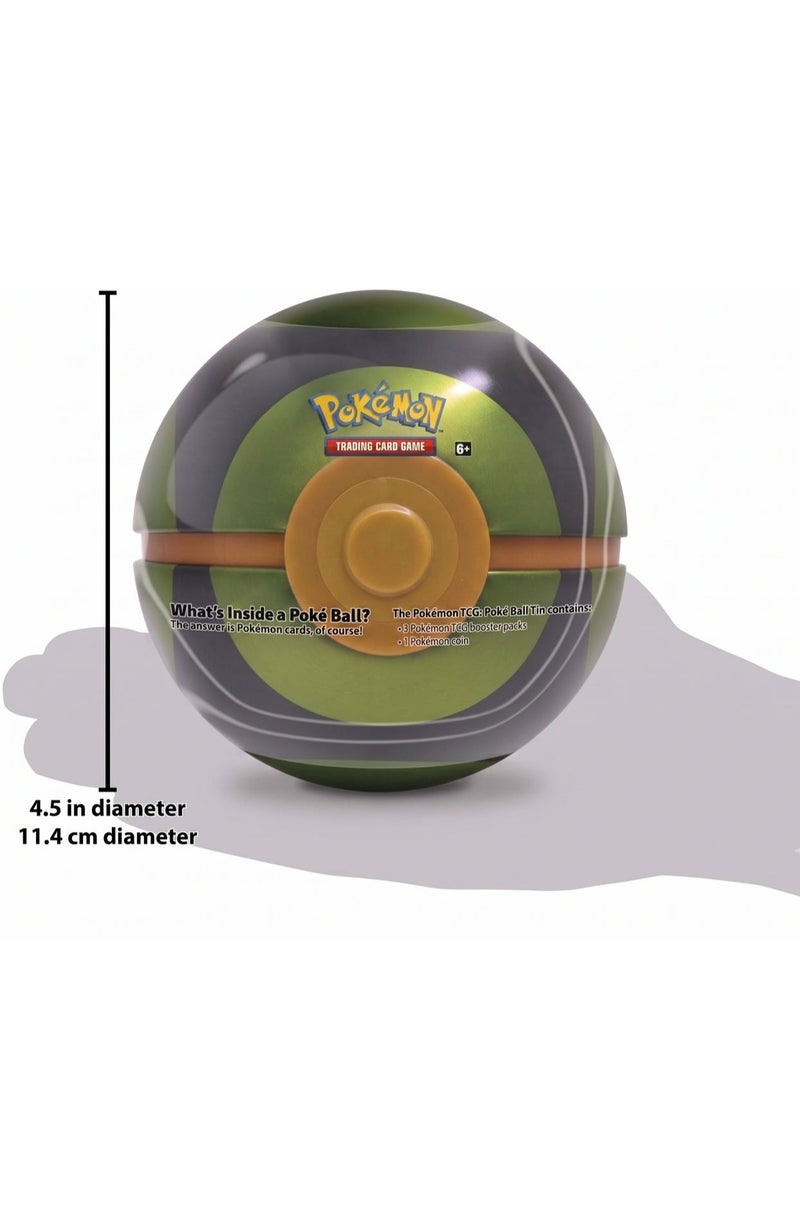Pokemon TCG Poke Ball Tin Premier 01 Assorted Ball | 3 Booster Packs | Each XY Series Pack Contains 10 Cards | Genuine Cards, Multicolor | - Image 2