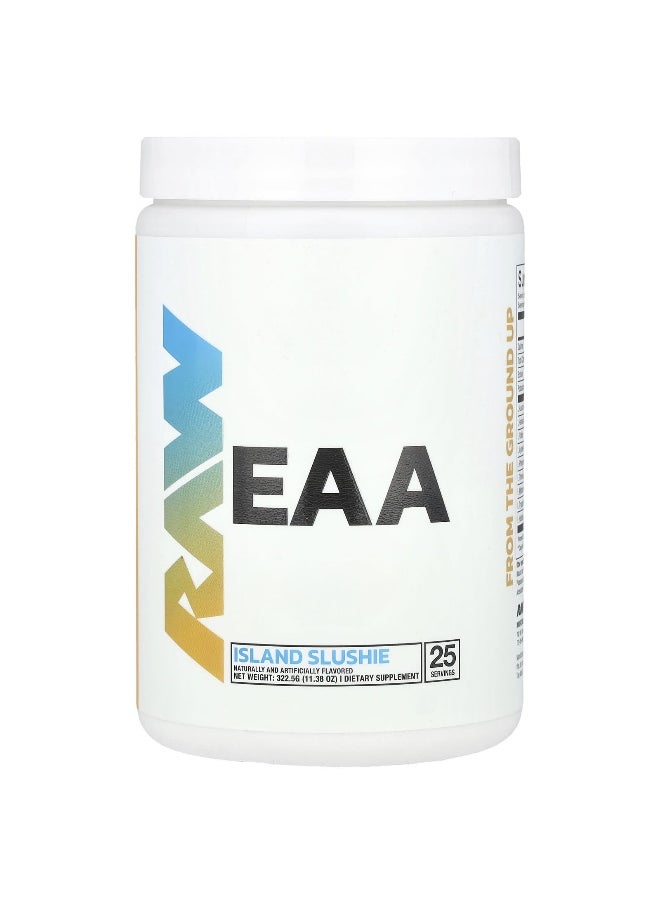 Raw Nutrition Raw Nutrition, EAA, Island Slushie, 11.38 oz (322.5 g)  - Image 1