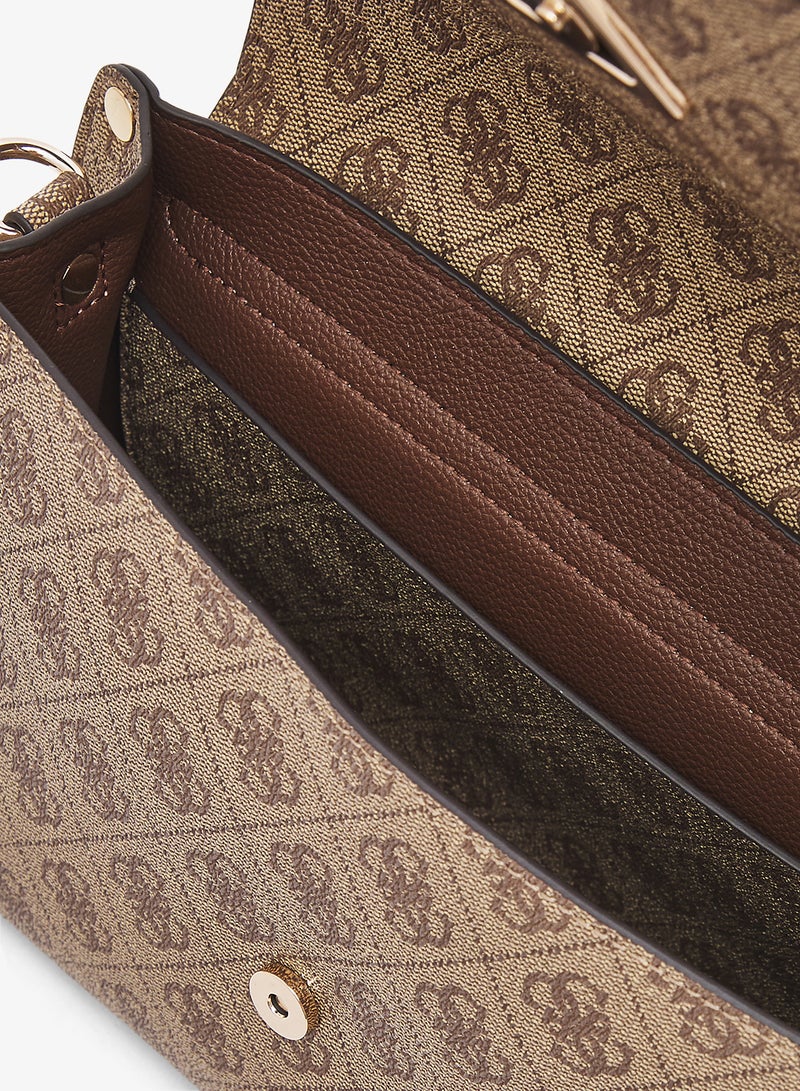 GUESS Meridian II Flap Over Crossbody Bag - Image 4