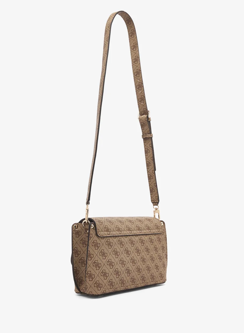 GUESS Meridian II Flap Over Crossbody Bag