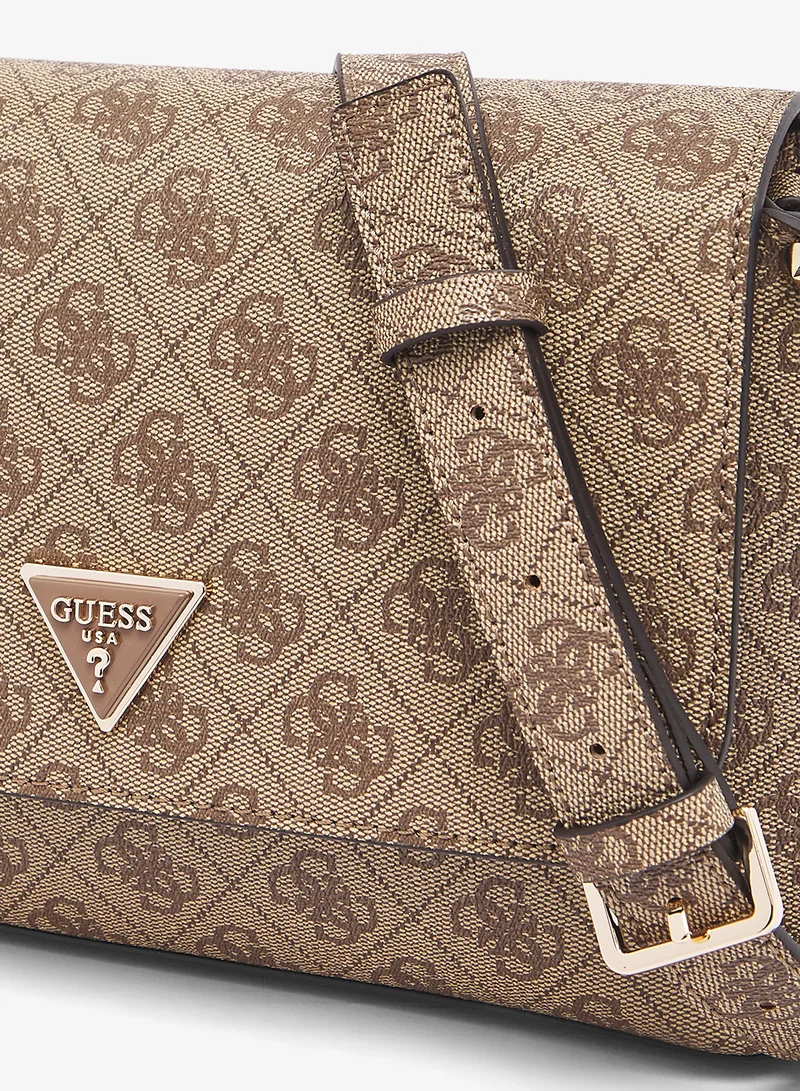 GUESS Meridian II Flap Over Crossbody Bag