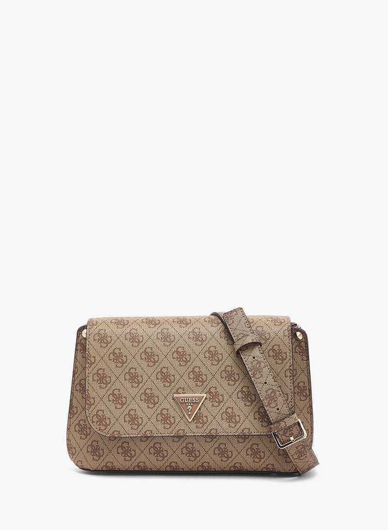 GUESS Meridian II Flap Over Crossbody Bag - Image 1