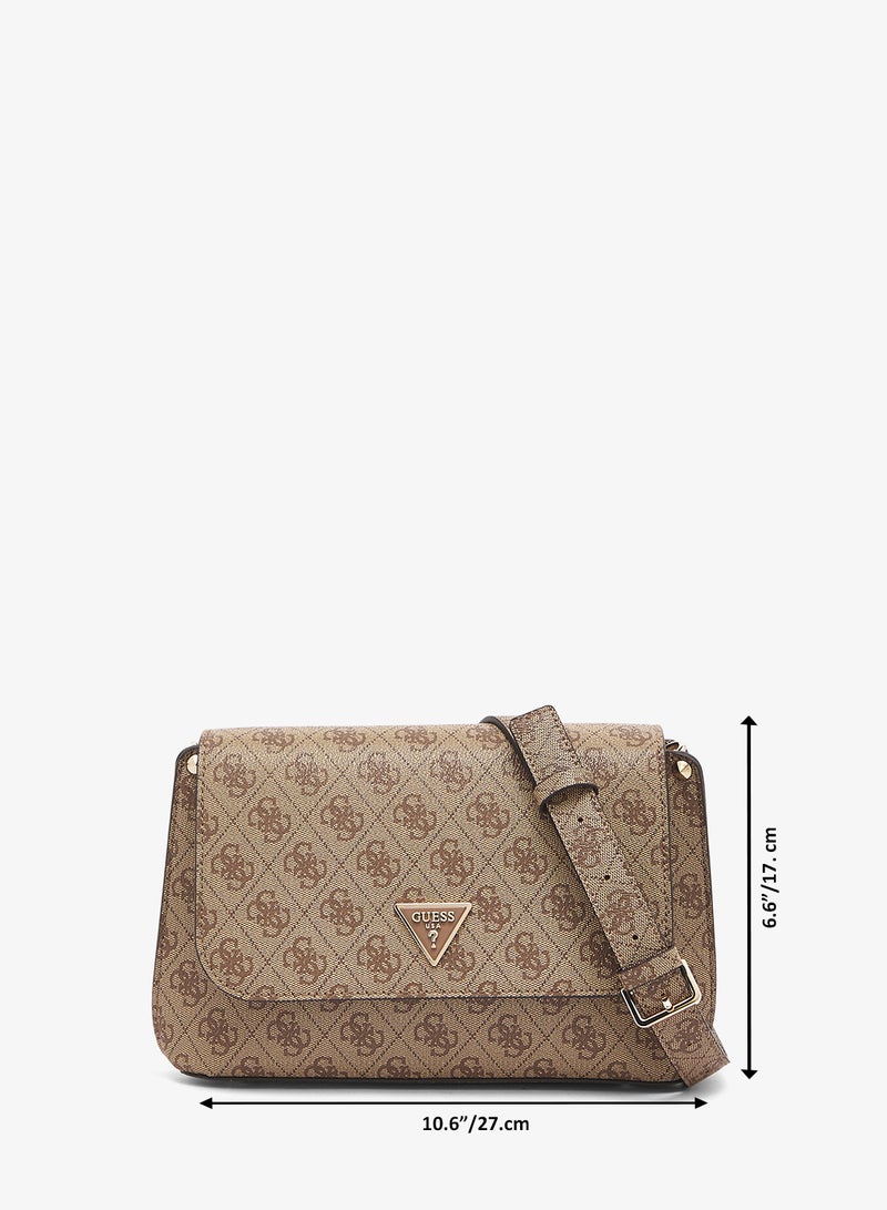 GUESS Meridian II Flap Over Crossbody Bag - Image 5