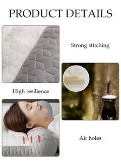 DUNISO Super Comfort Ergonomic Pillow for Neck Head and Shoulder Pain Relief Contour Support Pillows for Bed Sleeping Orthopedic Cervical Spine Stretch Pillow for Side Back Stomach Sleeper  - Image 3