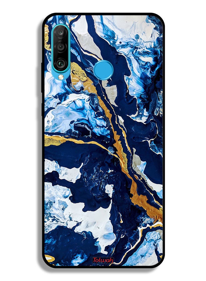 Tolwak Huawei nova 4e Protective Case Cover Glitch Texture Art - Image 2