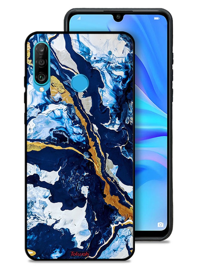 Tolwak Huawei nova 4e Protective Case Cover Glitch Texture Art - Image 1