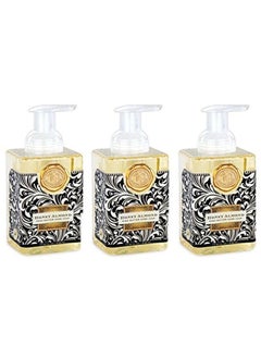 Michel Design Works Foaming Hand Soap, 17.8-Ounce, Honey Almond - 3-PACK 