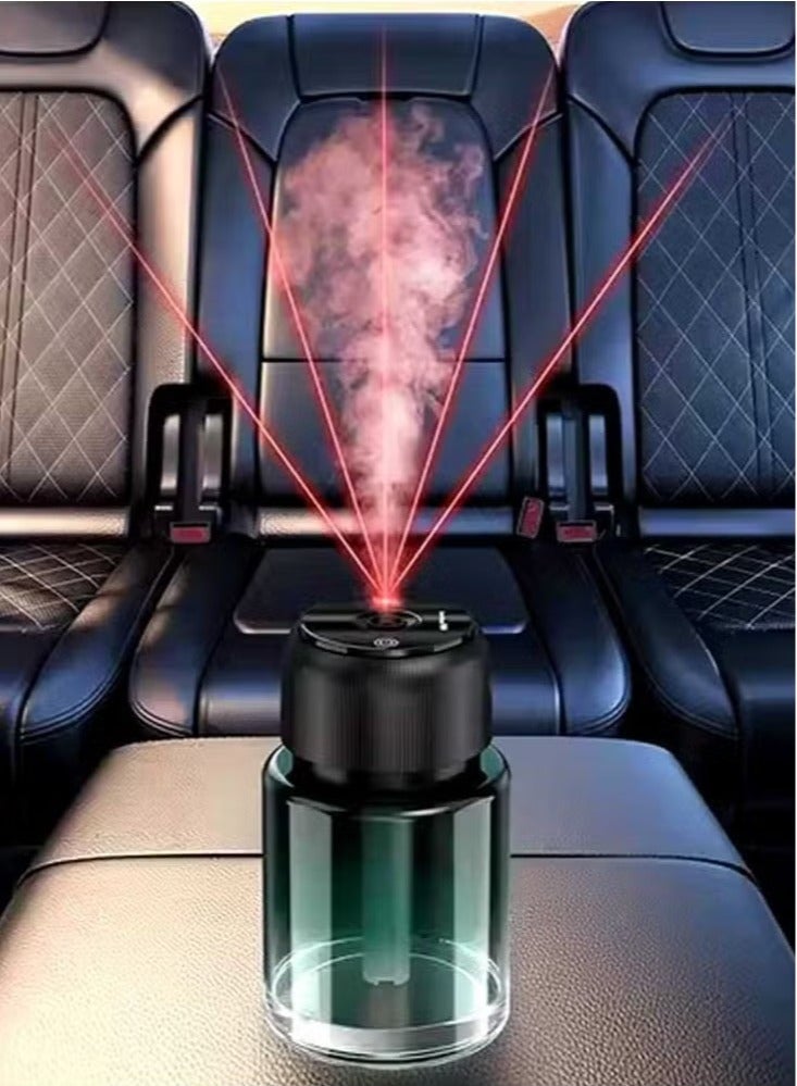 TIGER Smart Starry Projection Car Aroma Diffuser | 160ml Large Capacity USB Rechargeable Cool Mist Air Freshener | Portable Essential Oil Diffuser for Car, Home, Office & Bedroom | LED Starry Sky Projection | Mini Humidifier for Stress Relief & Relaxation - Image 4