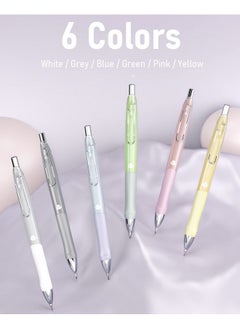 Nicpro 6Pcs Pastel Mechanical Pencil Set 0.7 Mm Cute Mechanical Pencils With Comfort Grip With 12 Tubes Hb Lead Refill 3 Eraser 9 Eraser Refills For Student Writing Drawing Sketching With Case  - Image 2
