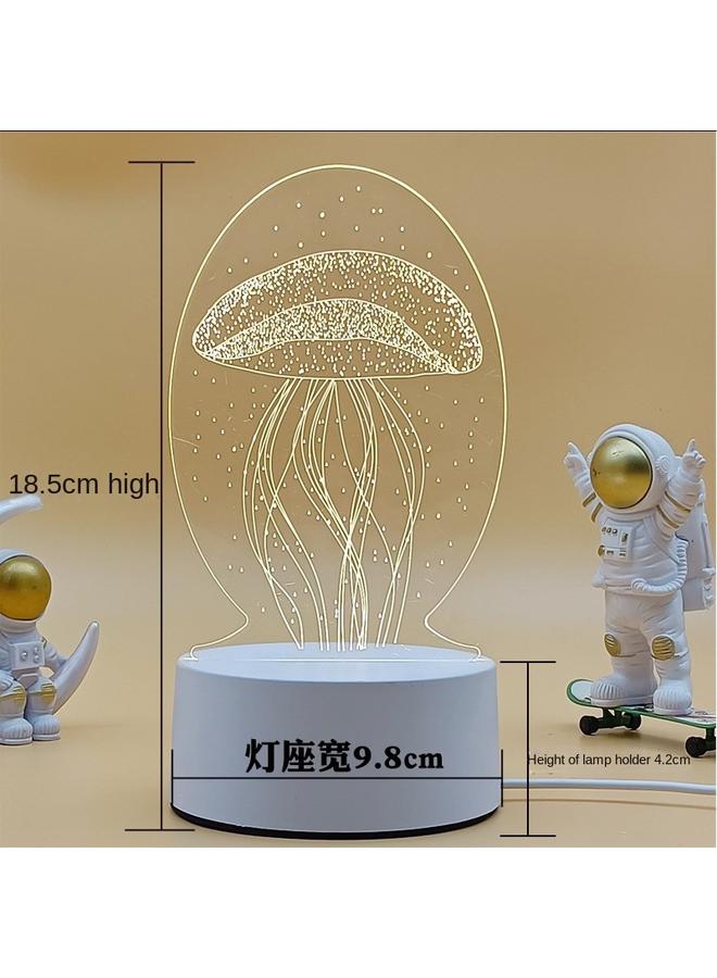 Bluejw Explosive Creative Dream 3d Table Lamp Bedroom Bedside Lamp Led Night Light Baby Feeding Lamp Birthday Gift - Image 3