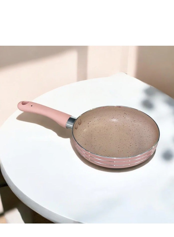 Small Granite Frying Pan, Non-Stick Cooking Pan for Cooking Steaks, Fried Eggs, Beef, and Pancakes - 16cm - Image 2
