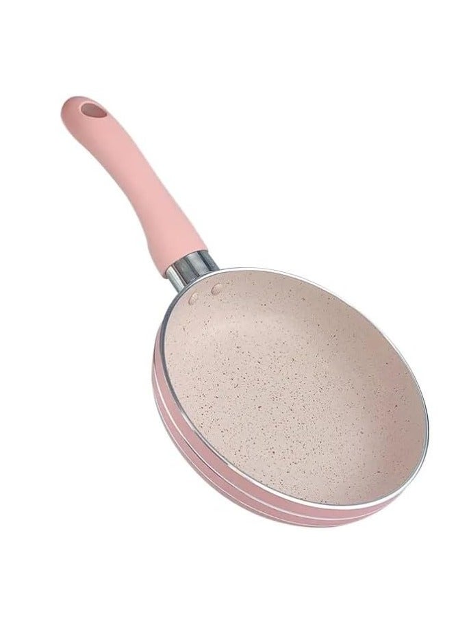 Small Granite Frying Pan, Non-Stick Cooking Pan for Cooking Steaks, Fried Eggs, Beef, and Pancakes - 16cm - Image 4