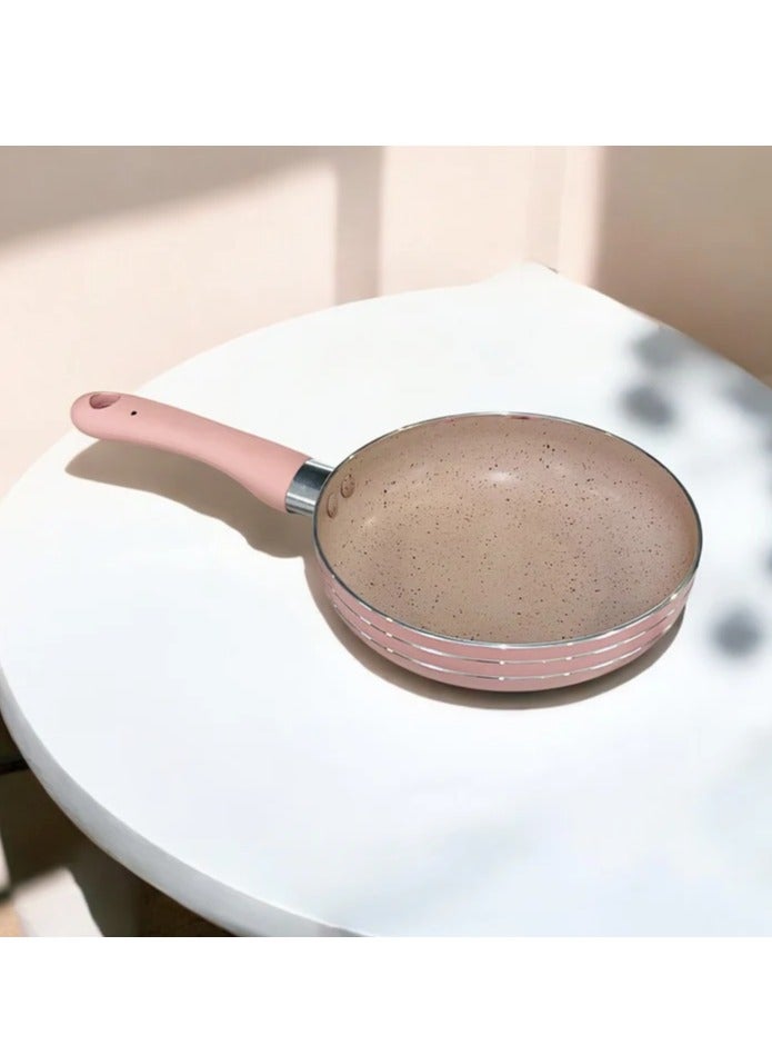 Small Granite Frying Pan, Non-Stick Cooking Pan for Cooking Steaks, Fried Eggs, Beef, and Pancakes - 16cm - Image 5