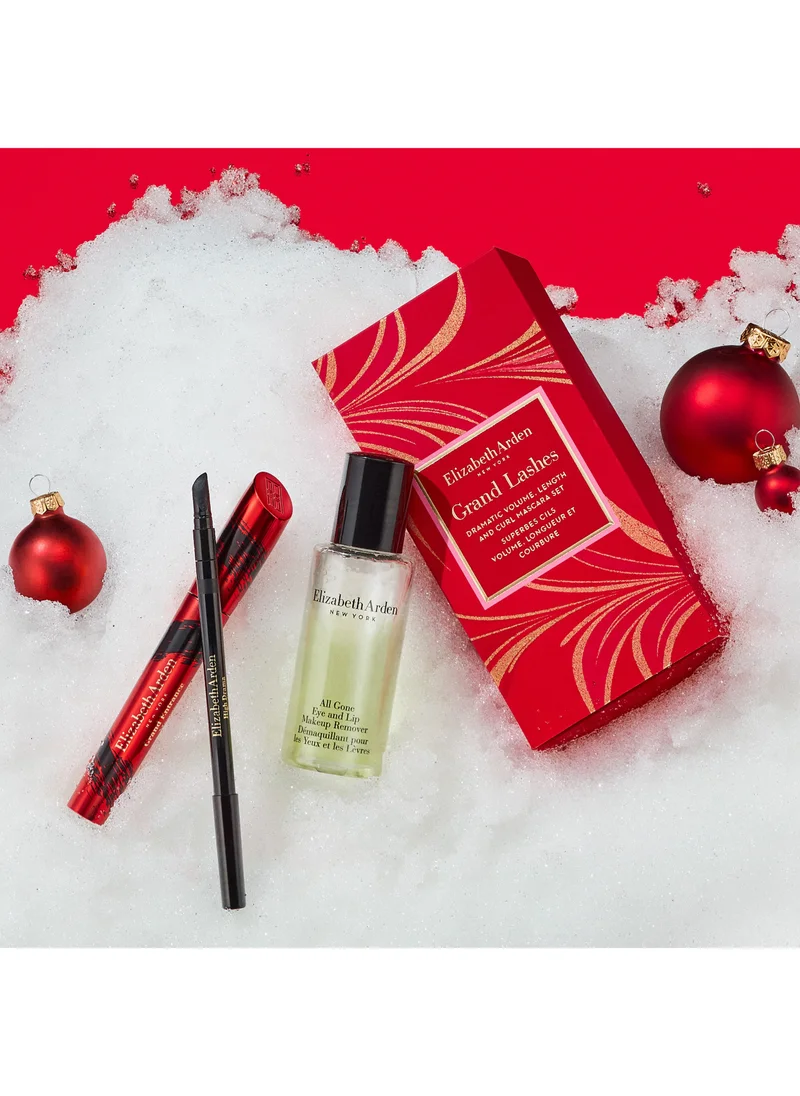 Elizabeth Arden Grand Lashes Dramatic Volume, Length And Curl Mascara 3-Piece Holiday Gift Set, Savings 34%