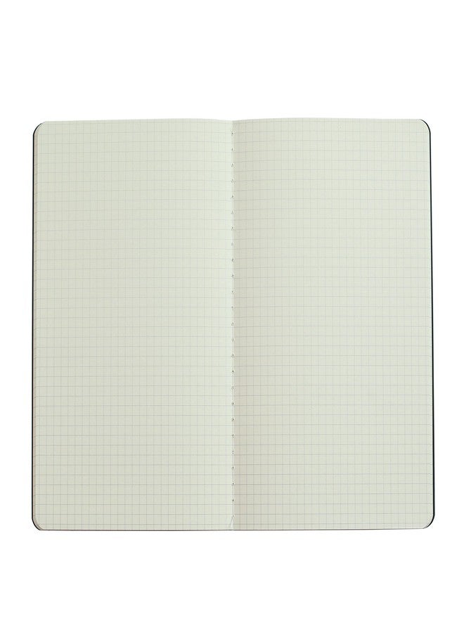 Twone Travel Journal Set With 6 Notebook Journals For Travelers - Black Soft Cover - A5 Size - 210 Mm X 140 Mm - 60 Square Grid Pages/ 30 Sheets - Image 2
