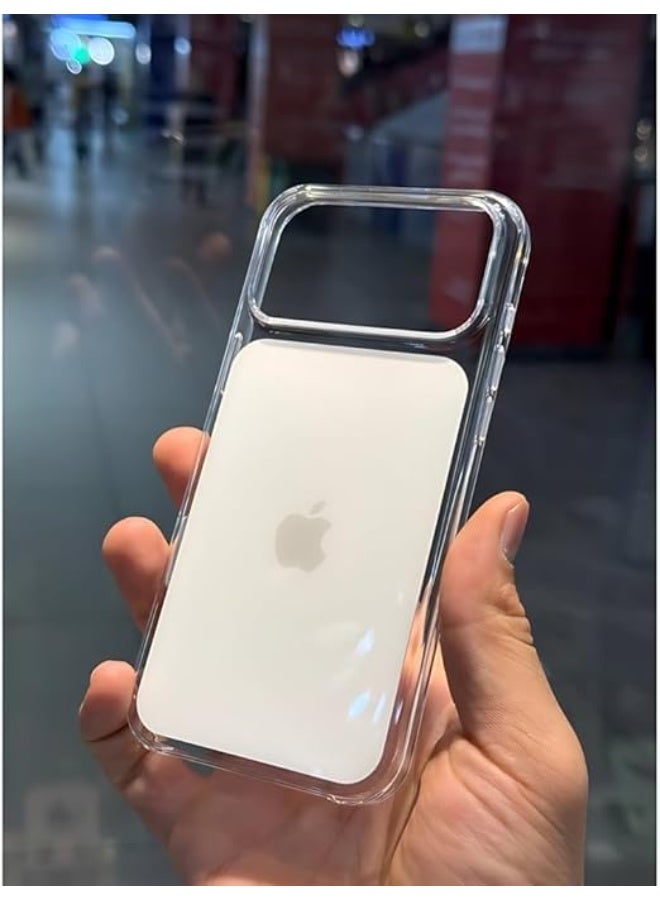 جراب هاتف حماية رسمي شفاف لهاتف iPhone 17 Pro Max متوافق مع MagSafe، التحكم بالكاميرا: غطاء هاتف iPhone 17 Pro Max خفيف الوزن متوافق مع الشحن اللاسلكي مع تشطيب لامع أملس مقاوم للاصفرار (شفاف) - Image 4