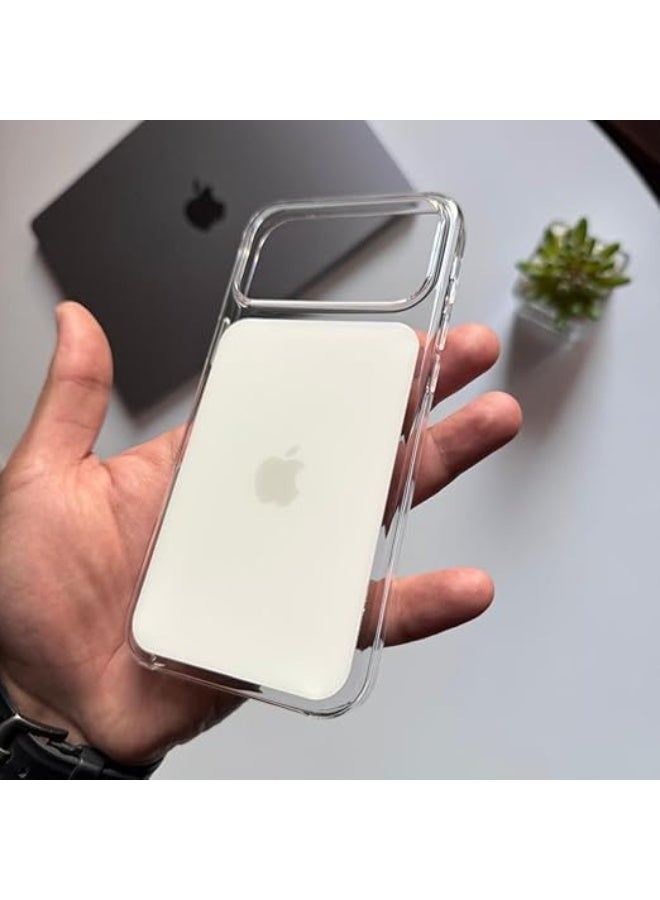 جراب هاتف حماية رسمي شفاف لهاتف iPhone 17 Pro Max متوافق مع MagSafe، التحكم بالكاميرا: غطاء هاتف iPhone 17 Pro Max خفيف الوزن متوافق مع الشحن اللاسلكي مع تشطيب لامع أملس مقاوم للاصفرار (شفاف) - Image 2
