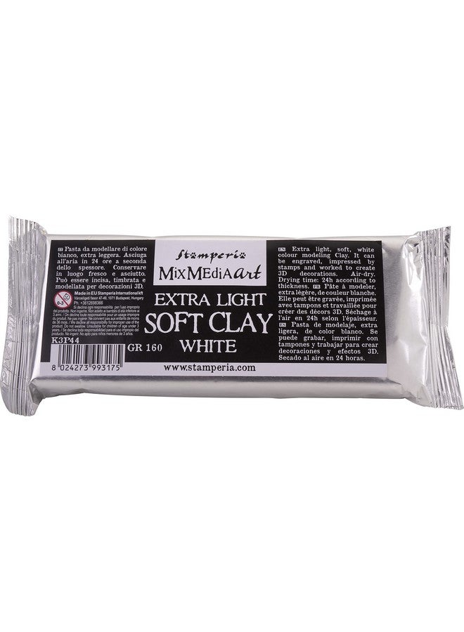 Stamperia Intl Stamperia Soft Clay 160Gr White White