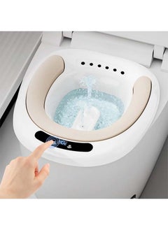 L&E Electric Sitz Bath, Electric Sitz Bath for Hemorrhoids,Electric Sitz Bath for Toilet Seat,Sits Bath Kit for Women,Female Postpartum, Real-time Water Temperature Measurement  - Image 1