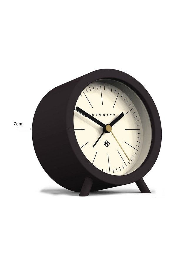 NEWGATE Fred Alarm Clock Small Retro Design Perfect For The Bedroom Living Room Or Office… (Chocolate)  - Image 4