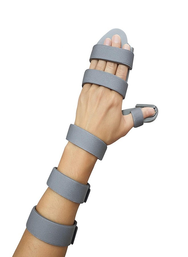 Dr Helix Cockup Splint Left hand Wrist Support Orthopedic Hand Brace for Carpal Tunnel, Sprain, Fracture & Pain Relief Adjustable, Breathable & Lightweight (Pack of 1) - Image 1