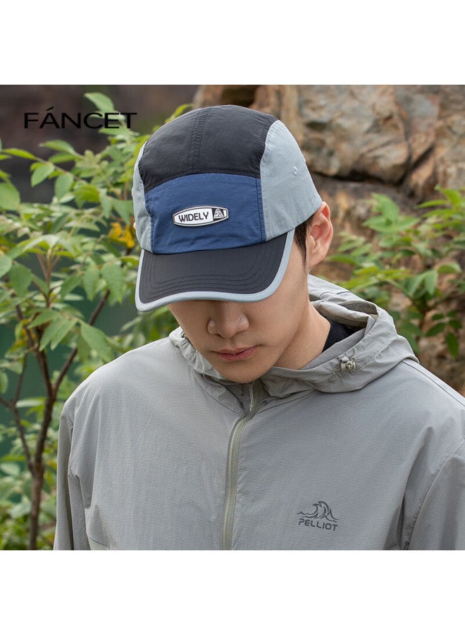Fancet Men's Baseball Cap Korean Style Fashion Colorblock Water-repellent Quick-dry Soft Top Boat Hat Outdoor Cycling Duckbill Cap - Image 2