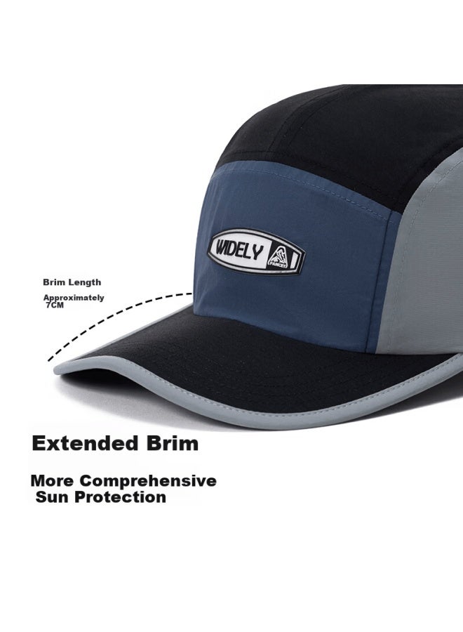 Fancet Men's Baseball Cap Korean Style Fashion Colorblock Water-repellent Quick-dry Soft Top Boat Hat Outdoor Cycling Duckbill Cap - Image 5