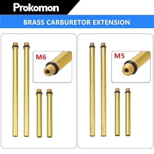 Prokomon Motorcycle Carburetor Synchronizer Tool; Carb Synchronizer Tool with 4 Gauge; Vacuum Carb Sync Tool for 2 Cylinder or 4 Cylinder - Image 4
