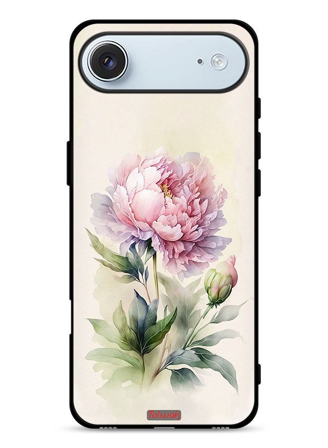 Tolwak Apple iPhone Air Protective Case Cover Watercolor Rose Paint Art - Image 1