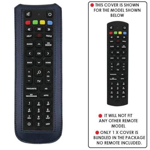 Zaoma Protective Case PU Leather Cover Holder Pouch Compatible for Remote of JIO Settop Set up Box Remote Control - Black - Image 2