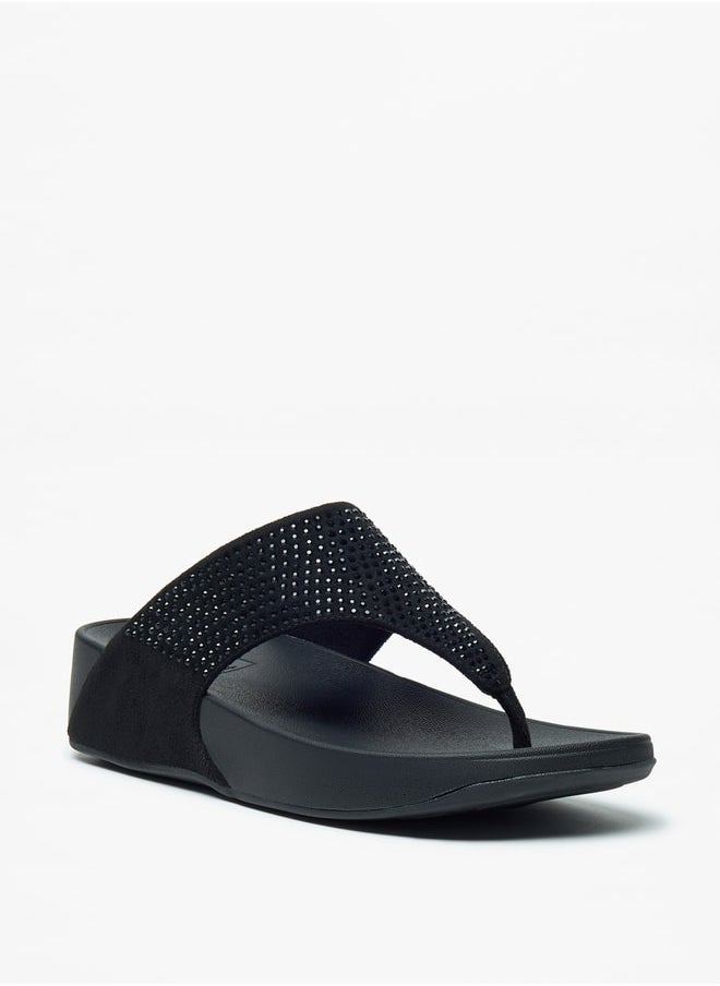 Le Confort Womens Embellished SlipOn Flatform Sandals  - Image 3