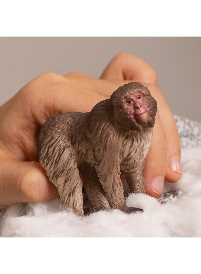 Schleich تمثال قرد الماكاك الياباني من شلايش وايلد لايف (5.6 سم) - Image 1