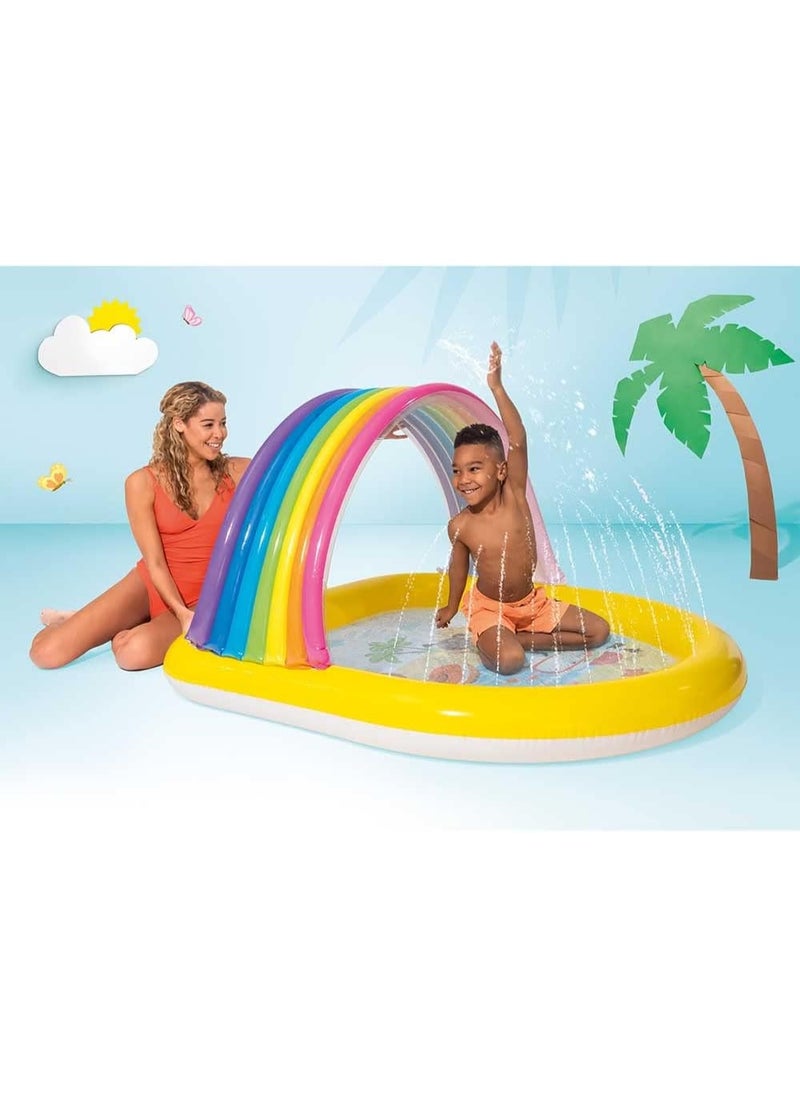 INTEX Arch Spray Pool Rainbow 147x130x86cm  - Image 2
